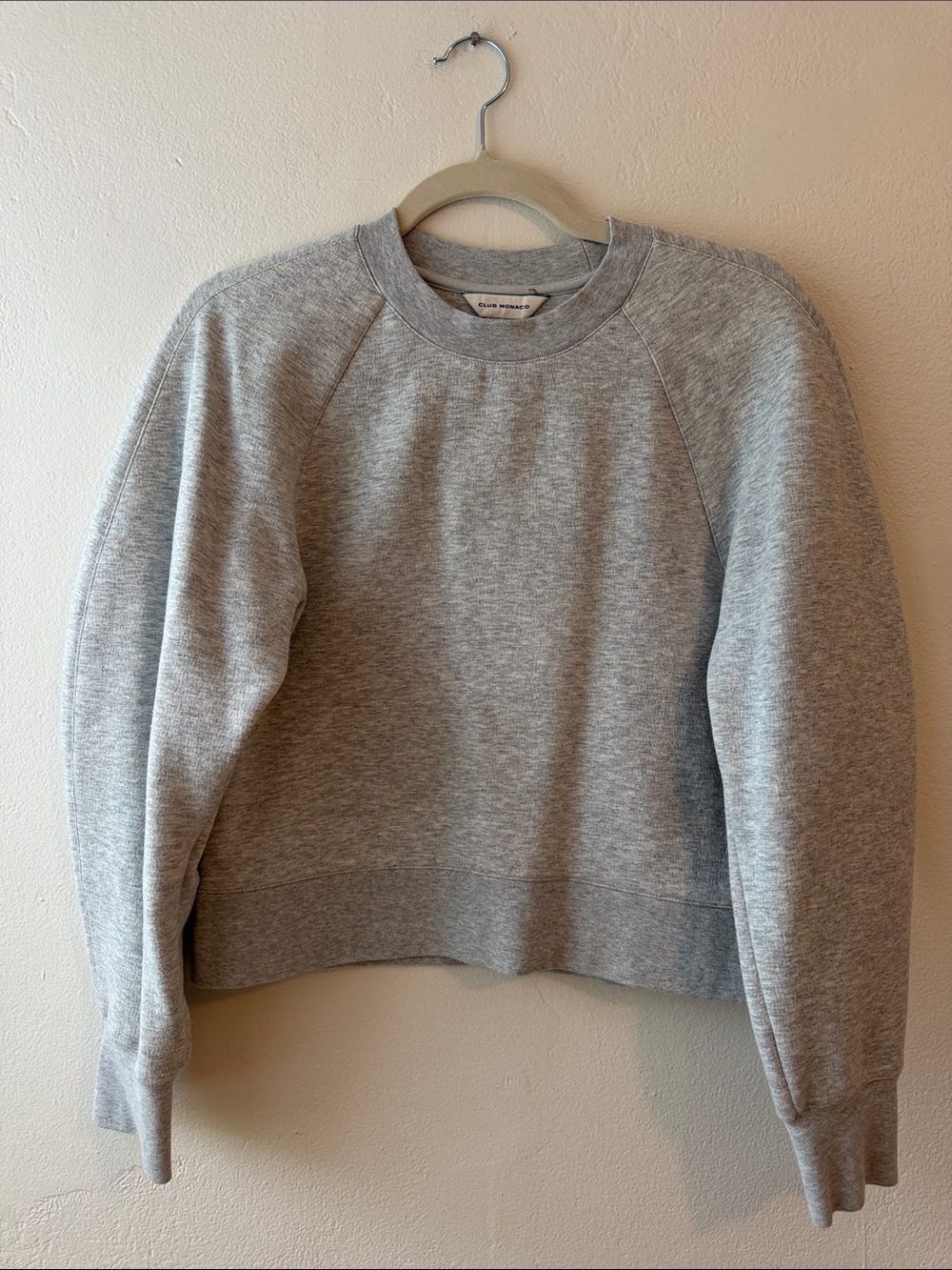 Structured Crewneck Sweatshirt - Club Monaco